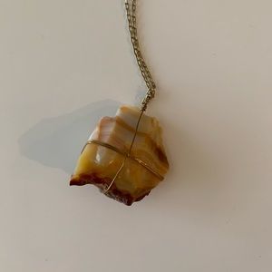 Chunky amethyst necklace